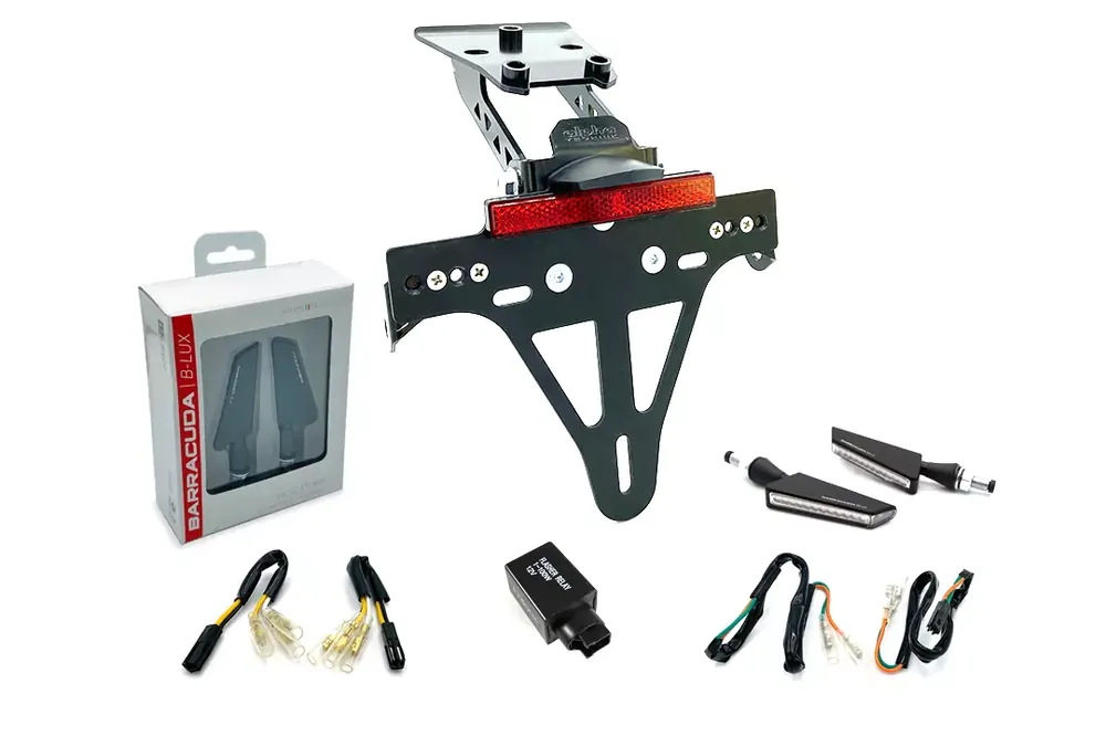 alpha Technik Kennzeichenhalter-Blinker-Kit SQ-LED passend für Honda CBR650F / CB650F ab 2017 Knallerangebot