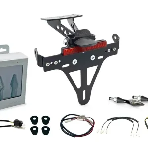 Sale alpha Technik Kennzeichenhalter-Blinker-Kit X-LED passend für Yamaha MT-07 RM33 / RM34 ab 2021