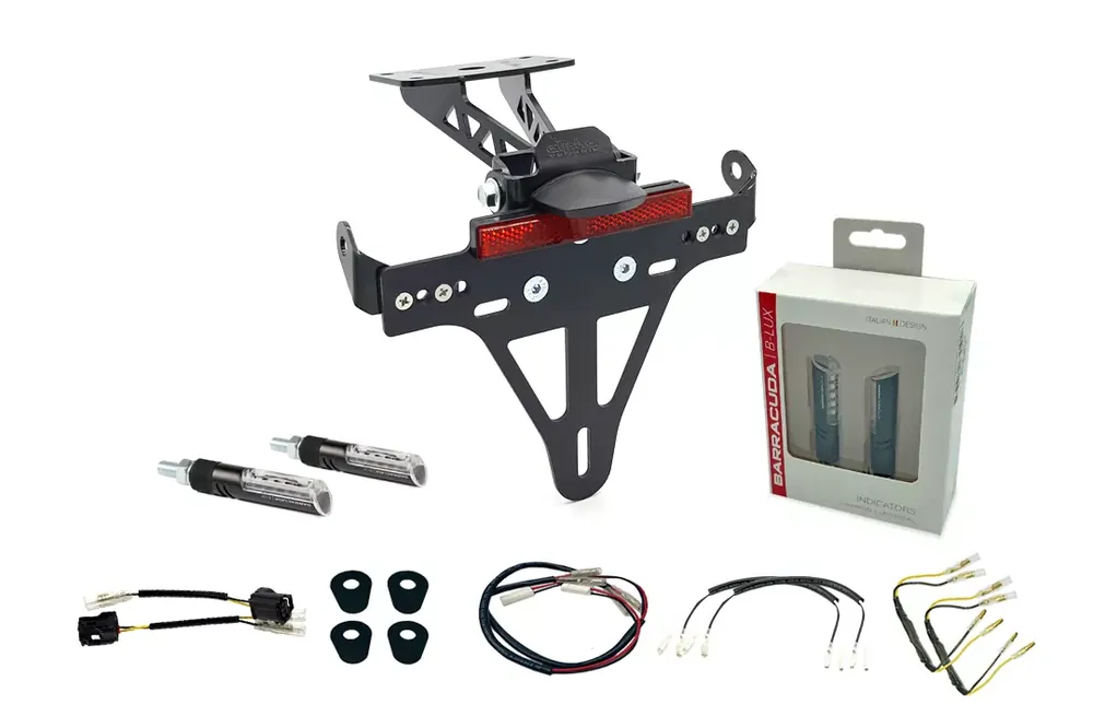 alpha Technik Kennzeichenhalter-Blinker-Kit passend für Yamaha MT-07 RM33 / RM34 Sale