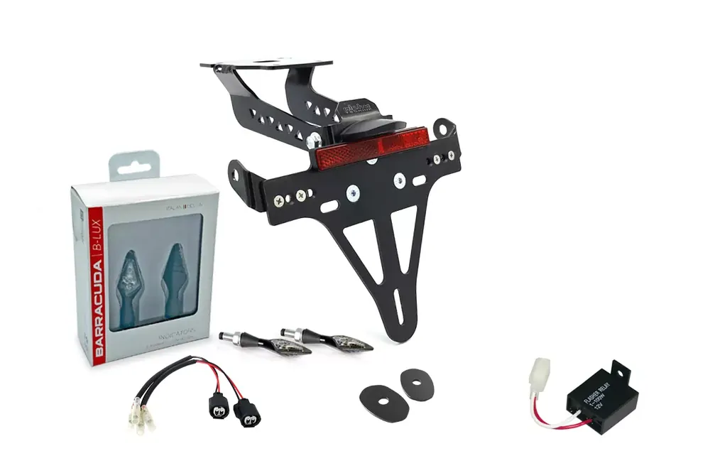 alpha Technik Kennzeichenhalter-Blinker-Kit X-LED passend für Kawasaki Z H2 ab Modelljahr 2020 Super-Preis