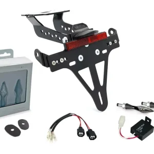 alpha Technik Kennzeichenhalter-Blinker-Kit X-LED passend für Kawasaki Z900 ab Modelljahr 2020 Must-Have