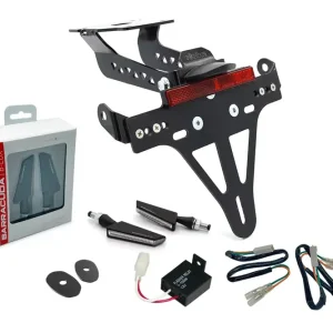 alpha Technik Kennzeichenhalter-Blinker-Kit SQ-LED passend für Kawasaki Z900 2017-2019 Kostenfreie Lieferung