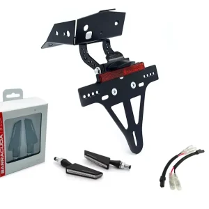 Sonderangebot alpha Technik Kennzeichenhalter-Blinker-Kit SQ-LED passend für KTM 690 SMC R ab 2019