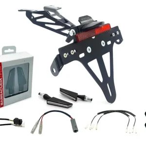 alpha Technik Kennzeichenhalter-Blinker-Kit SQ-LED passend für Yamaha Tracer 700 ab 2020 Top-Preis