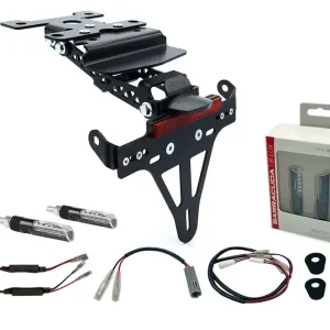 Gratis Versand alpha Technik Kennzeichenhalter-Blinker-Kit passend für Yamaha Tenere 700 ab Modelljahr 2019