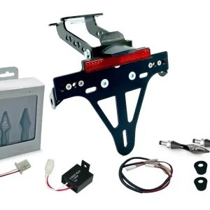 alpha Technik Kennzeichenhalter-Blinker-Kit X-LED passend für Yamaha YZF-R125 Kostenloser Rückversand