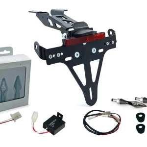 alpha Technik Kennzeichenhalter-Blinker-Kit X-LED passend für Yamaha MT125 Versand Am Gleichen Tag