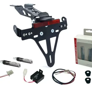 alpha Technik Kennzeichenhalter-Blinker-Kit passend für Yamaha MT125 ab 2020 Highlight