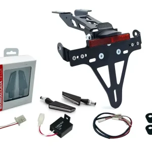 Neu Im Sortiment alpha Technik Kennzeichenhalter-Blinker-Kit SQ-LED passend für Yamaha MT125 ab 2020