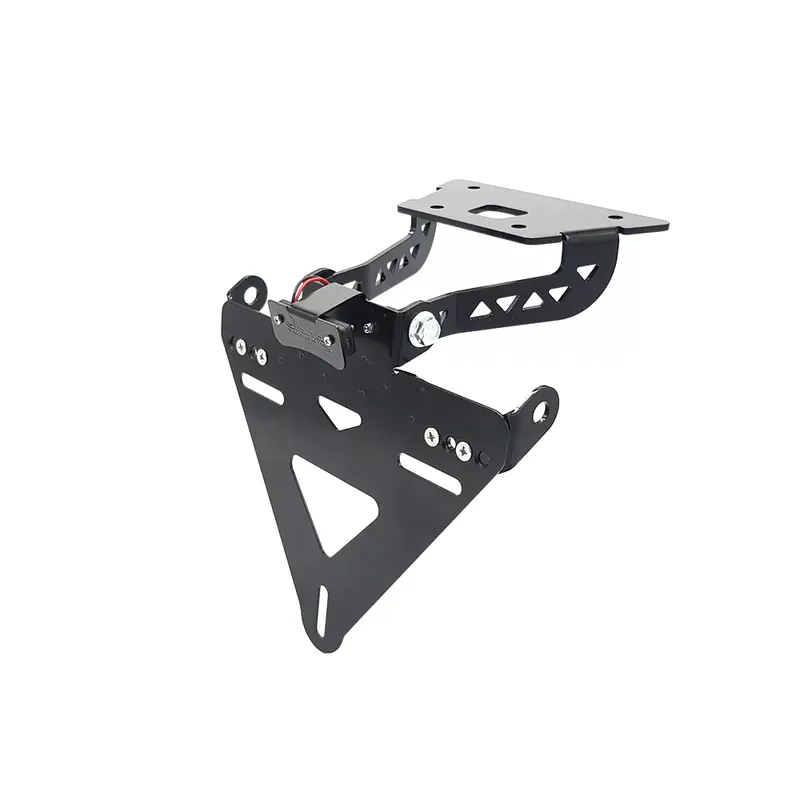 Versand Am Gleichen Tag alpha Technik Kennzeichenhalter passend für Kawasaki Ninja 300 Typ EX300A Modelljahr 2012-