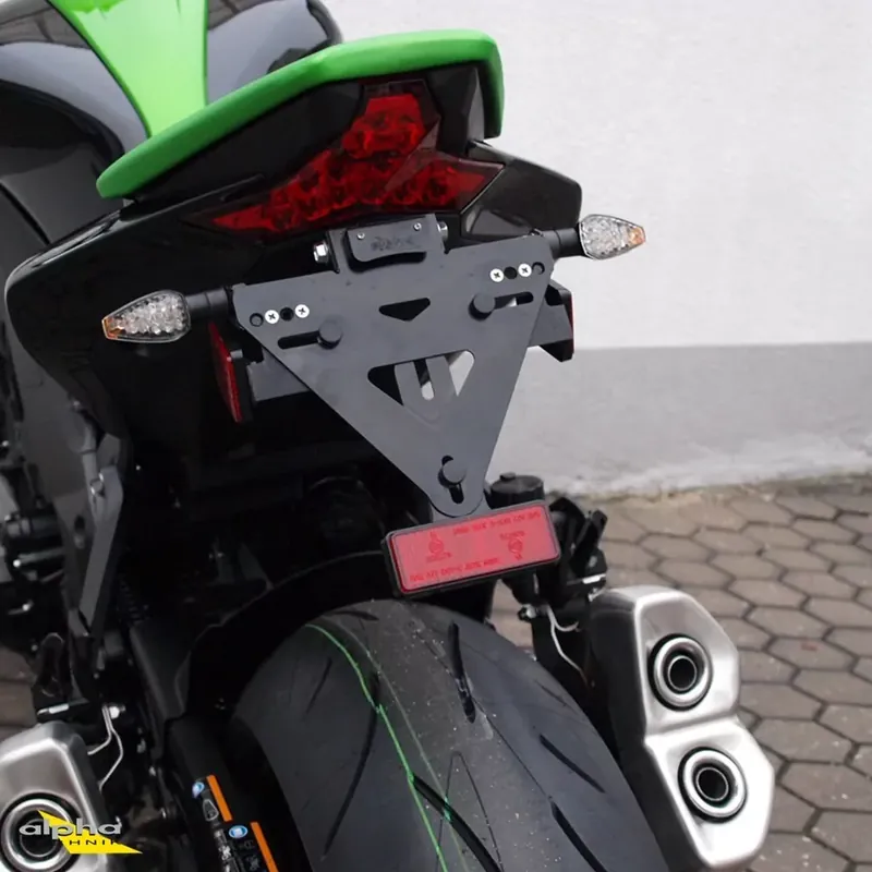 Preiswert alpha Technik Kennzeichenhalter passend für Kawasaki Z1000 2017-2019