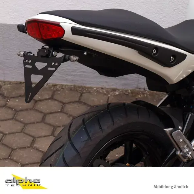 alpha Technik Kennzeichenhalter passend für Kawasaki ER-6F/ER-6N Kracherpreis