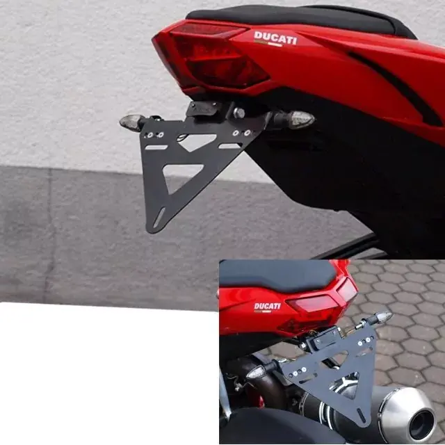 Aktuell alpha Technik Kennzeichenhalter passend für Ducati Streetfighter 848 F1 2012-2015