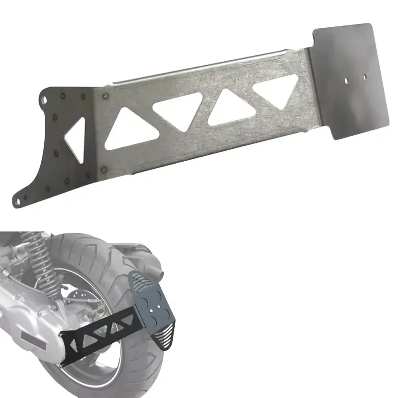Top-Seller alpha Technik Kennzeichenhalter Edelstahl natur passend für Roller mit Minarelli Motor