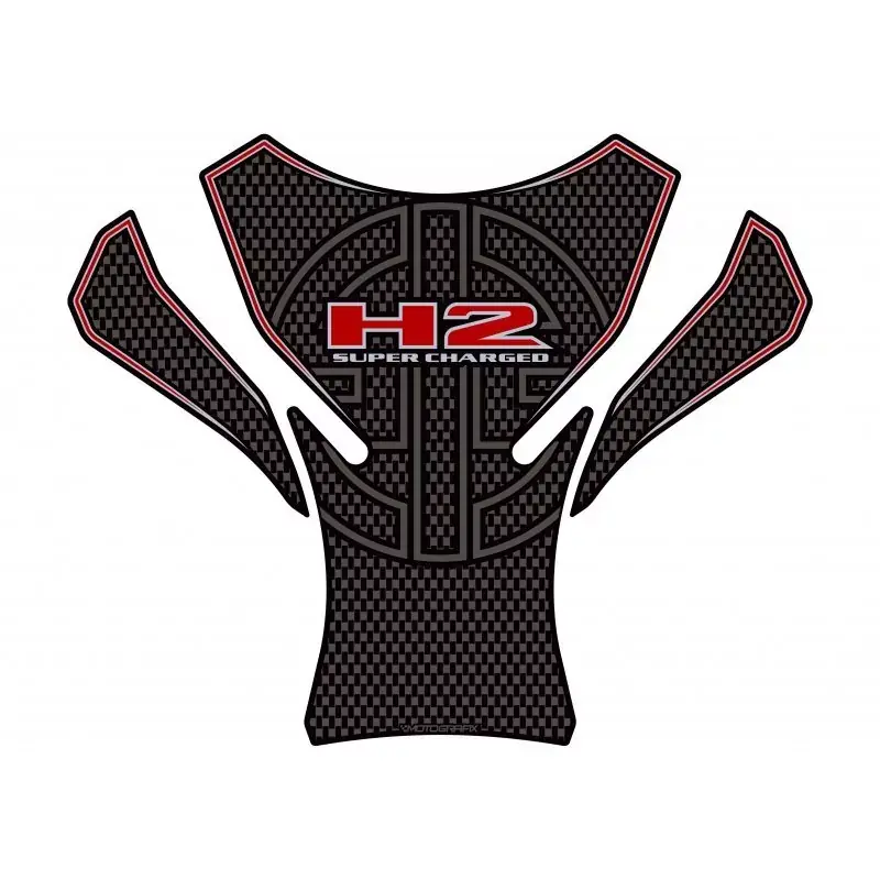 Motografix 3D Gel Tank Pad Protector passend für Kawasaki H2 / H2R Schnäppchen