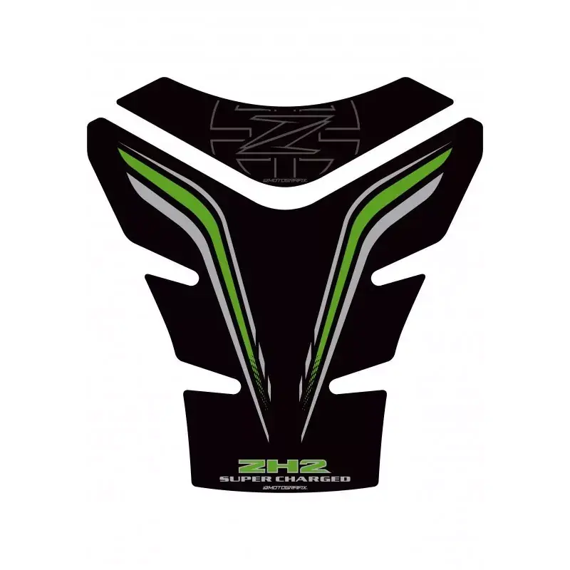 Günstig Motografix 3D Gel Tank Pad Protector passend für Kawasaki Z H2