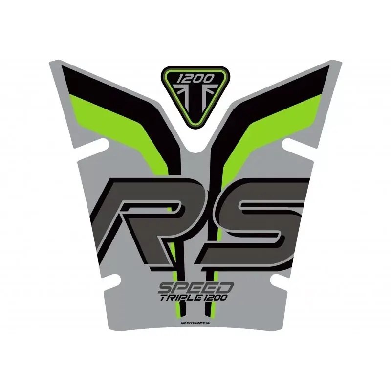 Motografix 3D Gel Tank Pad Protector passend für Triumph SPEED TRIPLE 1200 RS Kostenloser Versand