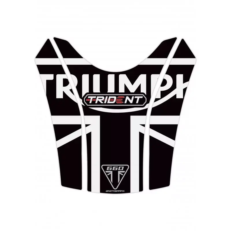 Motografix 3D Gel Tank Pad passend für Triumph Trident 660 Gratis Versand
