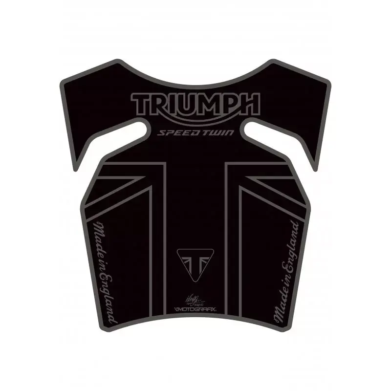 Kostenloser Versand Motografix 3D Gel Tank Pad passend für Triumph Speed Twin 1200