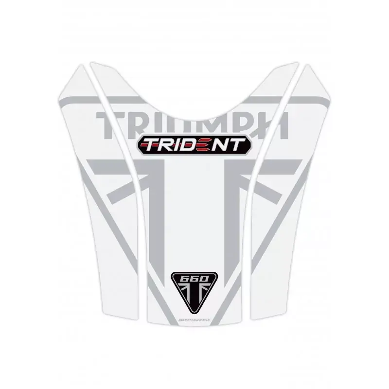 Motografix 3D Gel Tank Pad Protector passend für Triumph TRIDENT 660 Markenprodukt