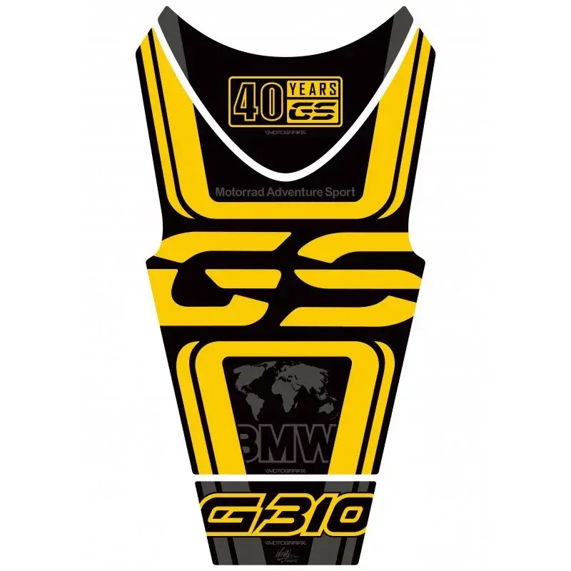 Heißes Angebot Motografix 3D Gel Tank Pad passend für BMW G 310 GS 40 Years TB046AN
