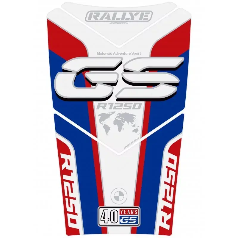 Nur Heute Motografix 3D Gel Tank Pad TB051WBR passend für BMW R 1250 GS Adventure 40th