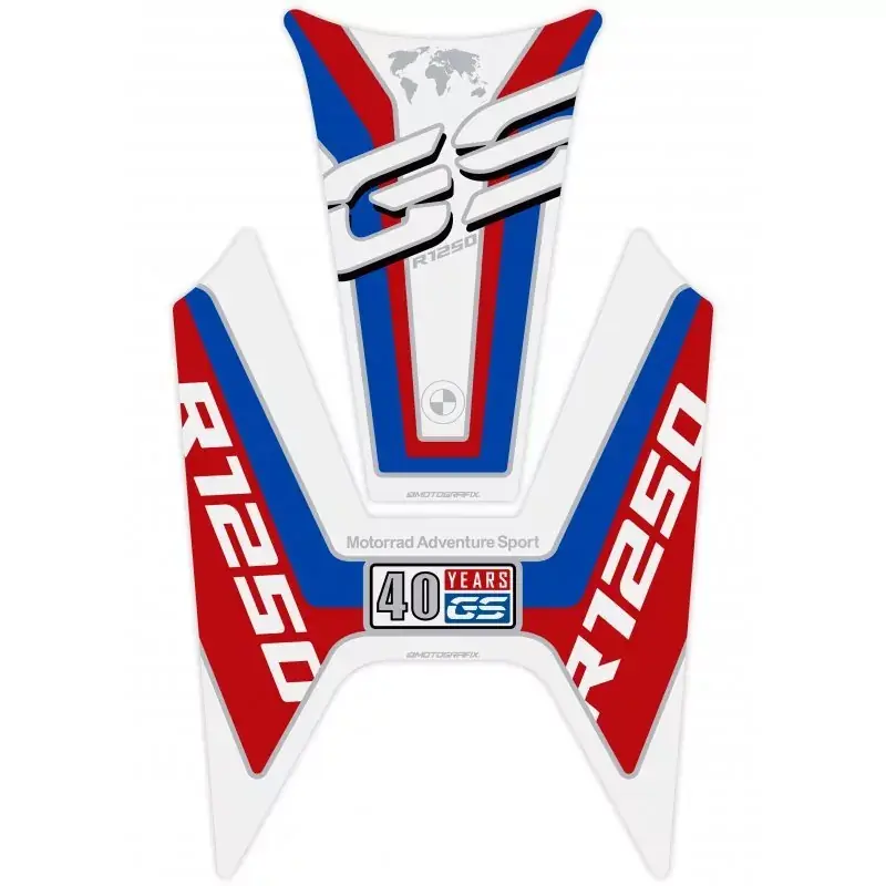 Sofort Bestellen Motografix 3D Gel Tank Pad Protector passend für BMW R 1250 GS 40th