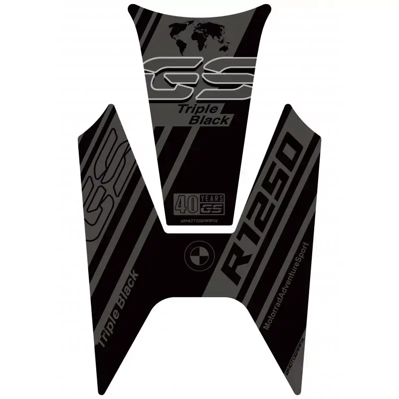 Motografix 3D Gel Tank Pad TB052TB passend für BMW R 1250 GS 40th Finale Aktion