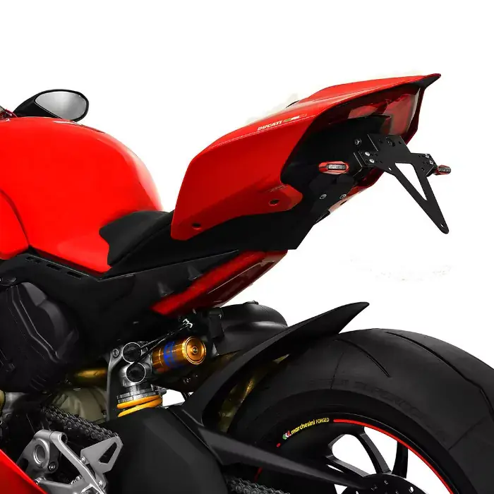 Wochenendangebot Kennzeichenhalter passend für Ducati Panigale V4/V4S (ab 2018) verstellbar inkl. Reflektorhalter