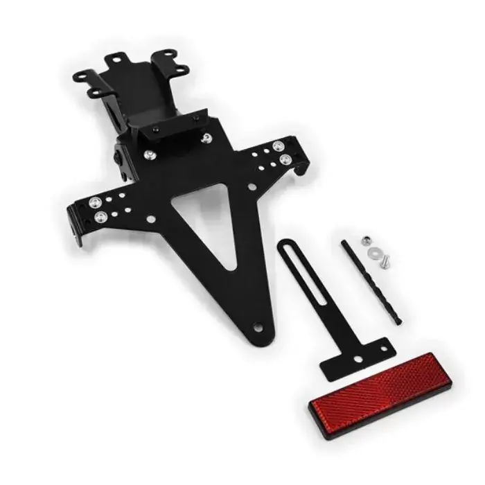 Versand Am Gleichen Tag Kennzeichenhalter-Set passend für YAMAHA MT 07 (13-20) verstellbar inklusive Reflektor