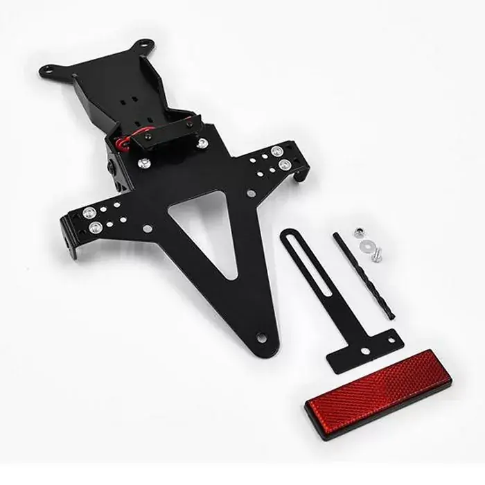 Kennzeichenhalter-Set passend für Ducati Hypermotard 821 / 939 / SP verstellbar inklusive Reflektor Rabatt