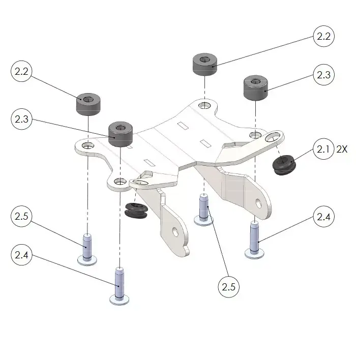 Kennzeichenhalter-Set passend für KTM 1290 SuperDuke GT 16-19 verstellbar inklusive Reflektor Highlight