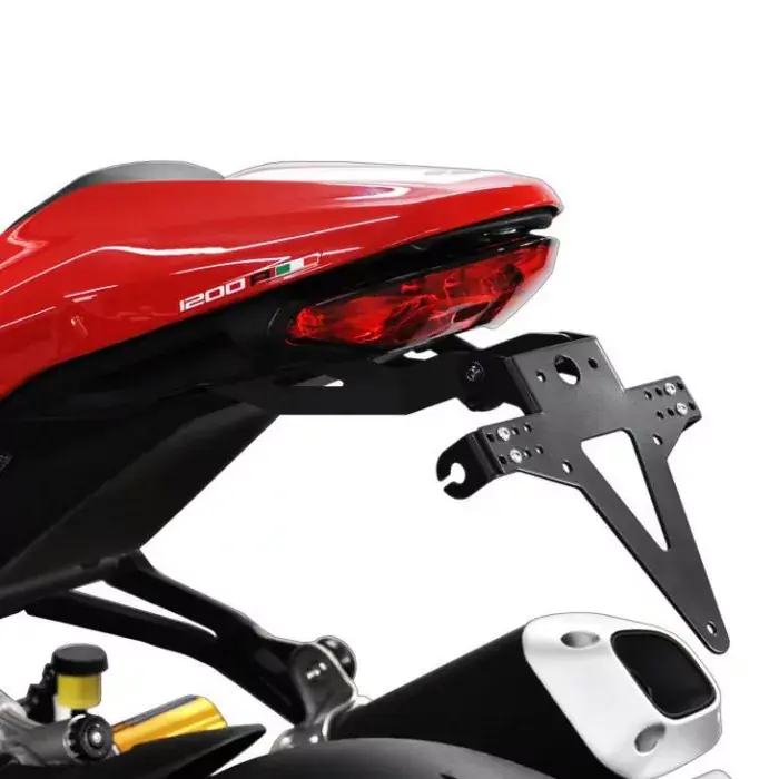 Heißes Angebot Kennzeichenhalter-Set passend für Ducati Monster 1200R 16-19 verstellbar inklusive Reflektor