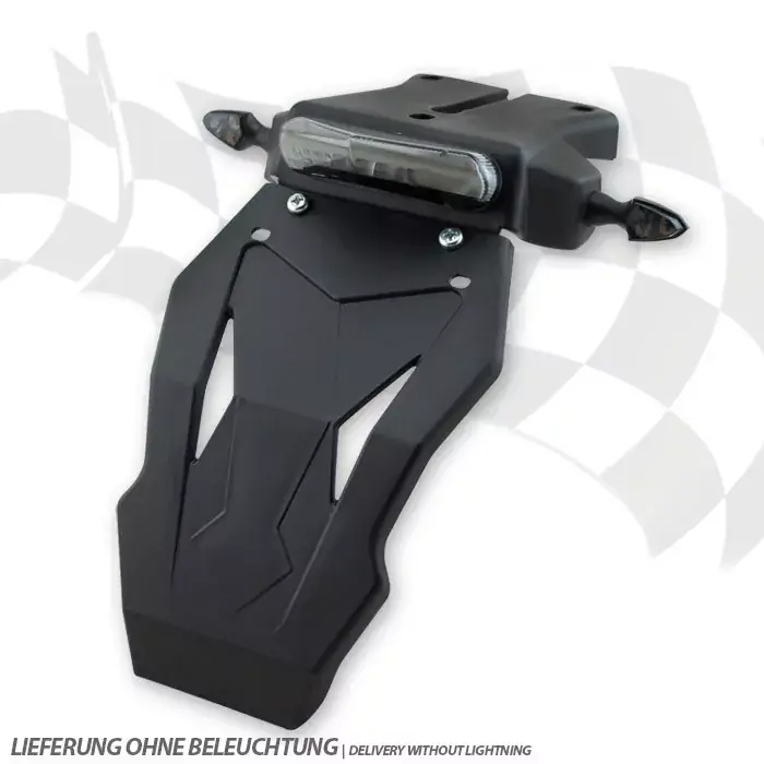 Kennzeichenhalter universal aus ABS schwarz mit Spritzschutz Bestseller