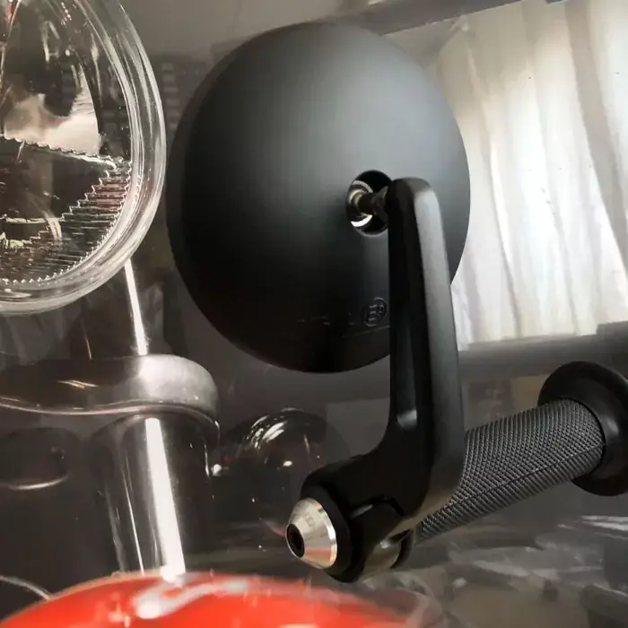 Preiswert Lenkerendenspiegel "CUP" schwarz E-geprüft – ABS/Alu, Paar