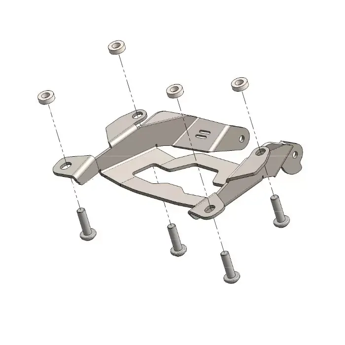 Kennzeichenhalter passend für Honda CB650R / CBR650R 19-20, verstellbar, schwarz, inkl. Reflektorhalter Kostenfreie Lieferung