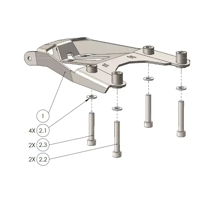 Sale Kennzeichenhalter passend für HUSQVARNA 401 Svart/Vitpilen 18-19 verstellbar inkl. Reflektorhalter