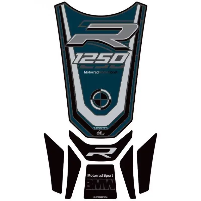 Motografix 3D Gel Tank Pad Protector TB045PS passend für BMW R 1250 R Neue Kollektion