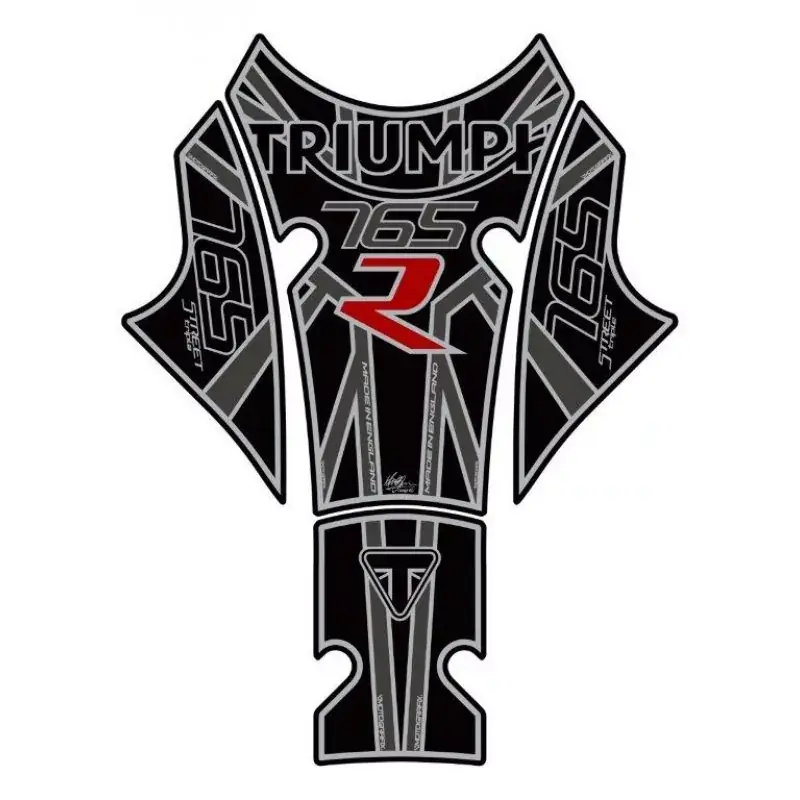 Solange Der Vorrat Reicht Motografix 3D Gel Tank Pad Protector passend für Triumph Street Triple 765 R TT035KE
