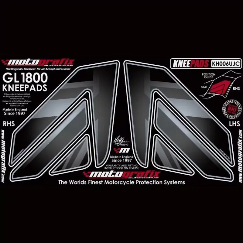 Preis Gesenkt Motografix Tankschutz Knie Pads passend für Honda GL1800