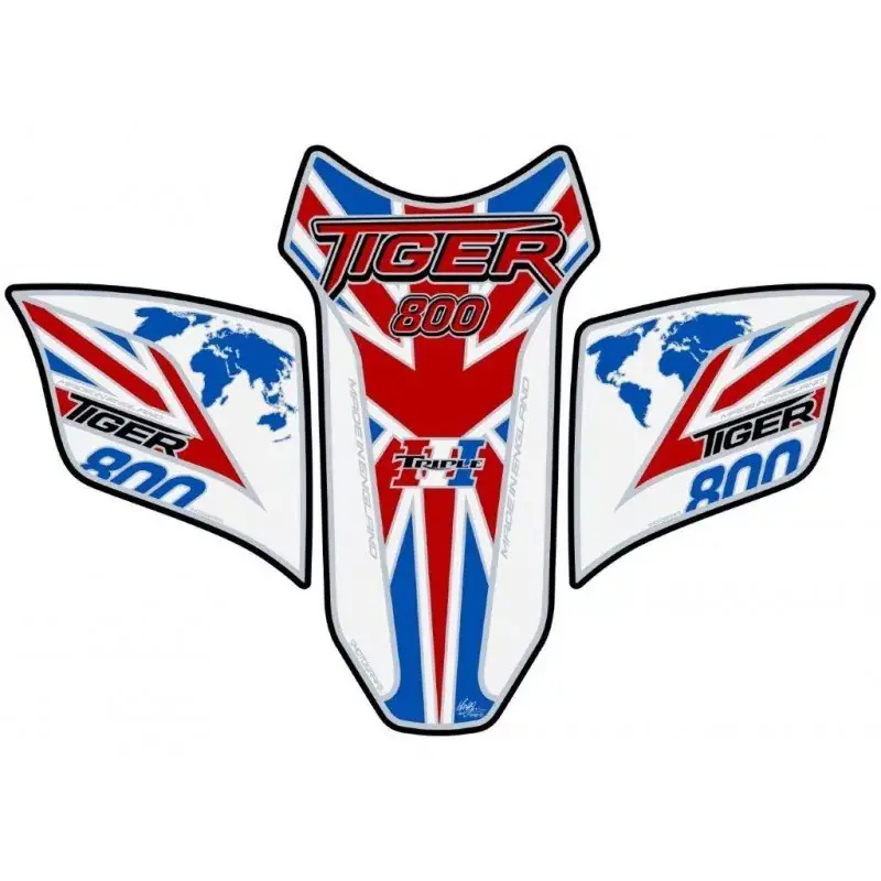 Motografix 3D Gel Tank Pad TT029WUJ passend für Triumph Tiger 800 Abverkauf