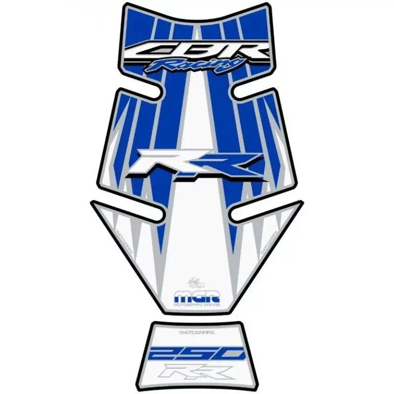 Motografix 3D Gel Tank Pad Protector TH027BW passend für Honda CBR 250 RR Saisonangebot