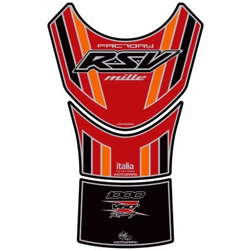 Schneller Versand Motografix 3D Gel Tankpad passend für Aprilia RSV MILLE 1000 V60°