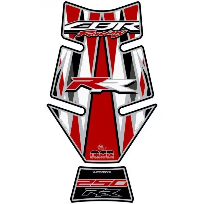 Motografix 3D Gel Tank Pad Protector TH027RWS passend für Honda CBR 250 RR Saisonangebot