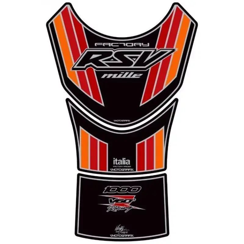 Begrenztes Angebot Motografix 3D-Gel Tankpad passend für Aprilia RSV MILLE 1000 V60°