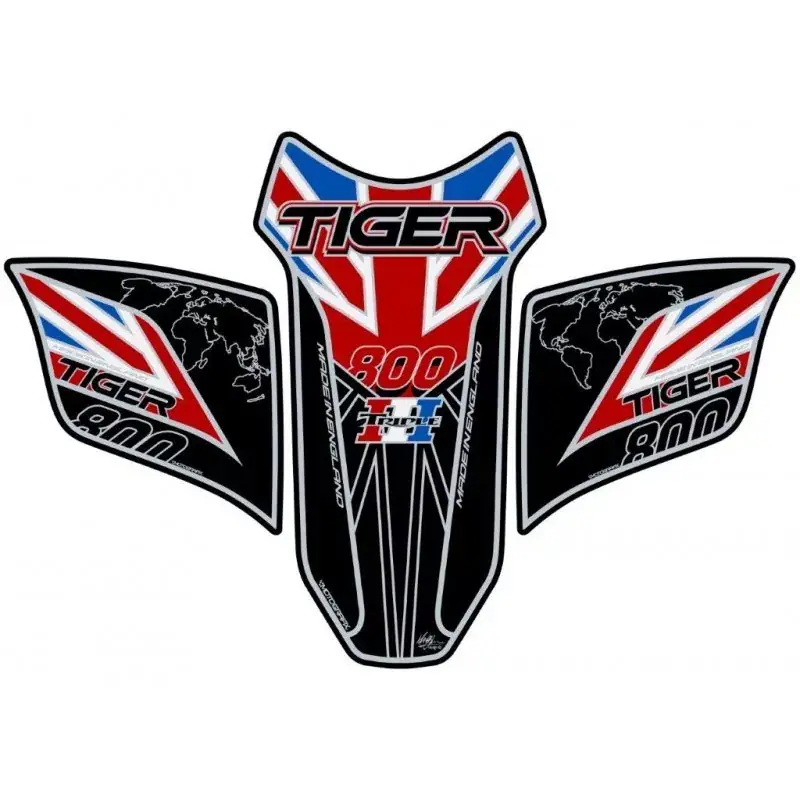 Motografix 3D Gel Tank Pad Protector TT031KKUJ passend für Triumph Tiger 800 Top-Angebot