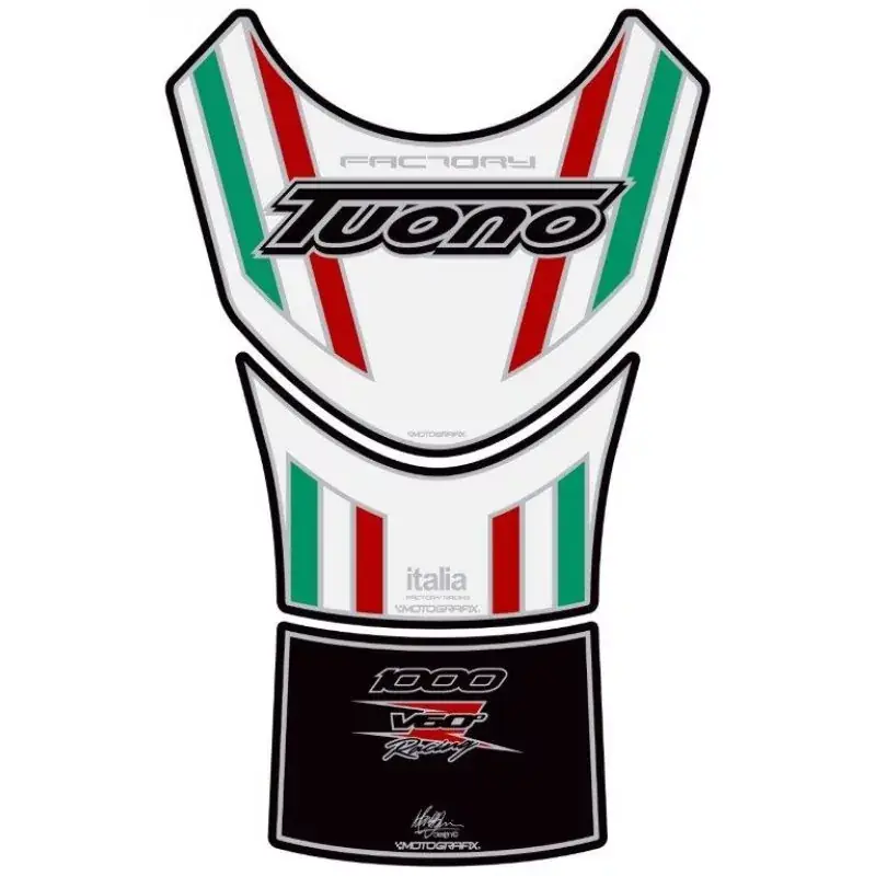 Nur Heute Motografix 3D Gel Tankpad passend für Aprilia Tuono 1000 V60°