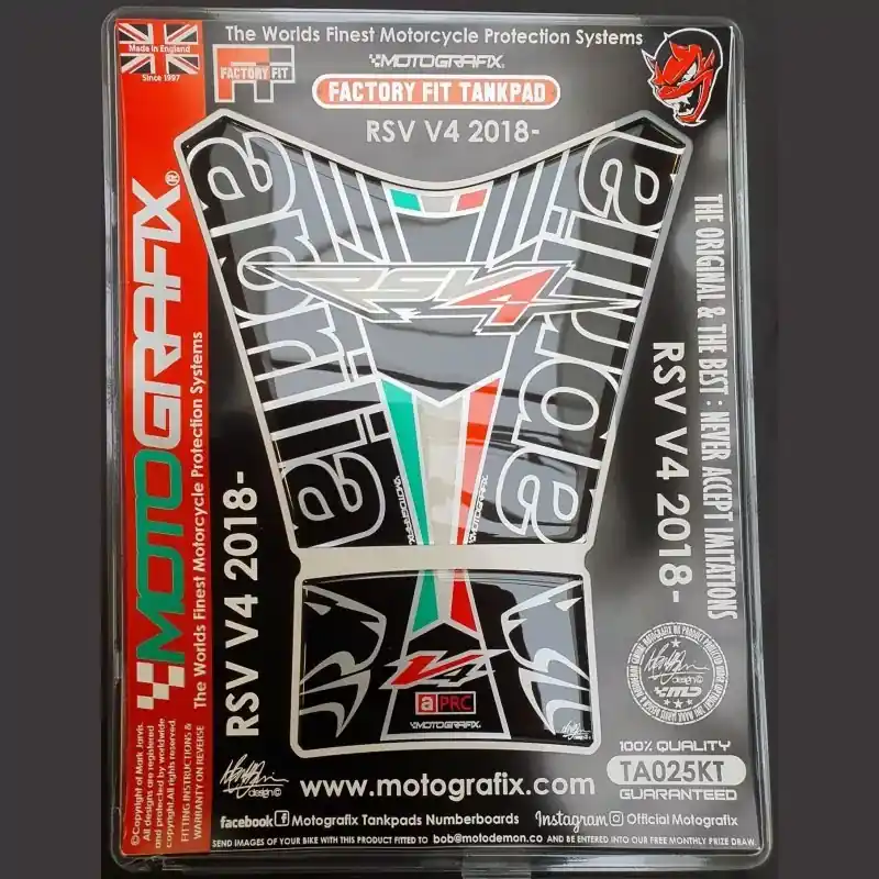 Tank Pad Motografix 3D Gel Protector TA025KT passend für Aprilia RSV4 2018 Rabatt