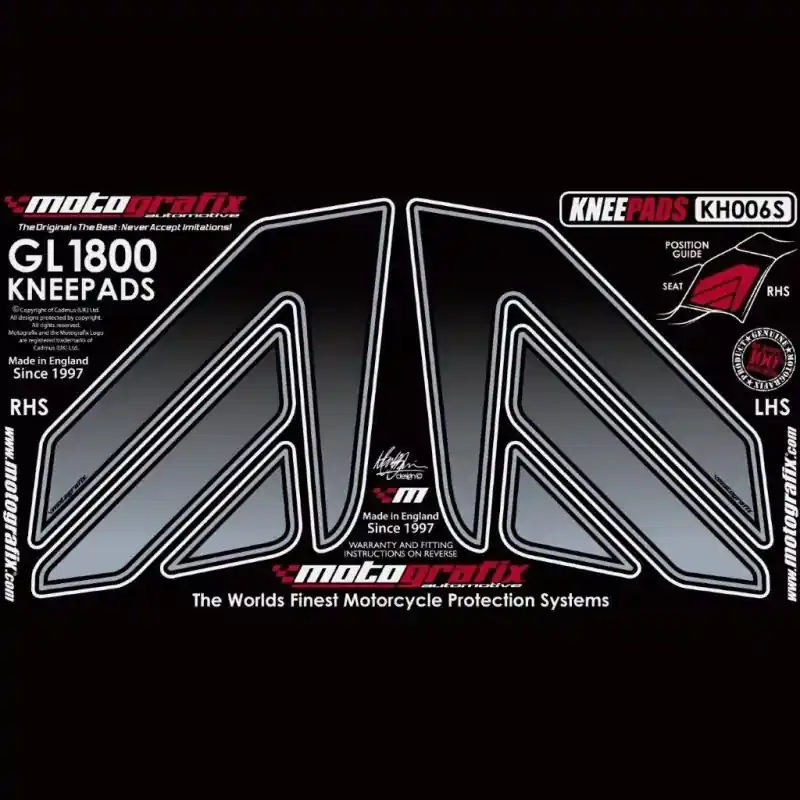 Neuheit Motografix Tankschutz Knie Pads passend für Honda GL1800