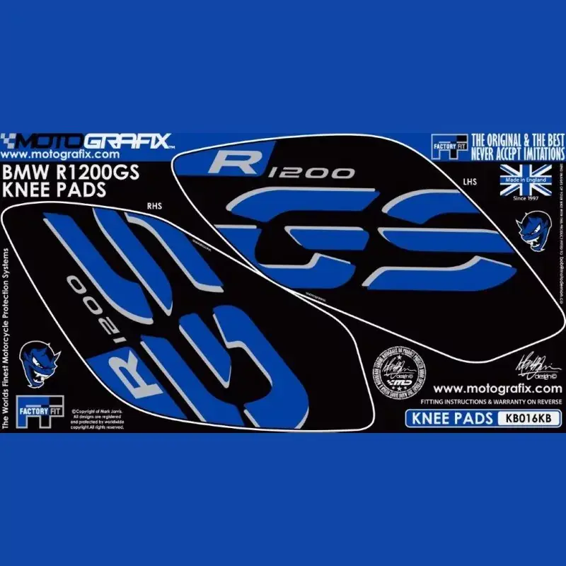 Preisreduziert Motografix Tankschutz Knie Pads passend für BMW R1200 GS 2017